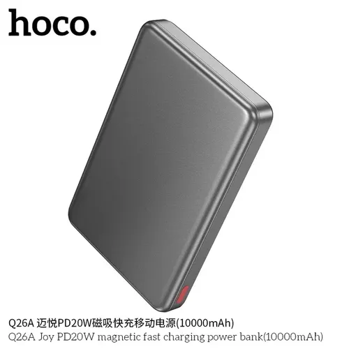 Tashqi magnit akkumulyatori Hoco Q26A 62564-1, 10000 mHz, купить недорого