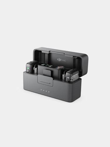 Микрофон Dji Mic 2 | 2 TX + 1 RX + Charging Case, Черный, в Узбекистане