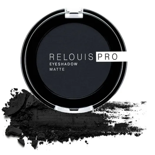 Тени для век Relouis Pro Eyeshadow Matte, №-17 Carbon