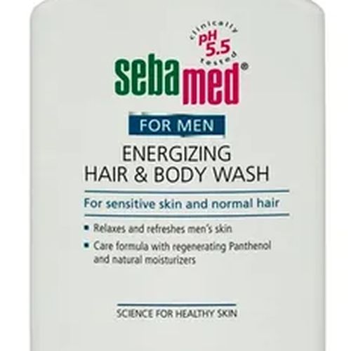 Энергетичекий гель Sebamed For Men energizing hair & Body wash для мытья волос и тела для мужчин, 200 мл, купить недорого