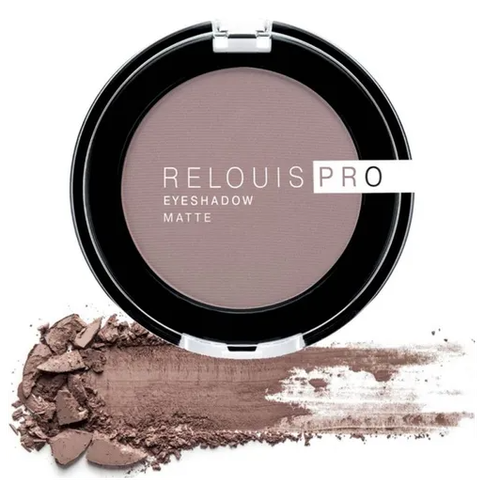 Ko'z qovoqlari uchun soya RELOUIS PRO EYESHADOW MATTE, TAUPE, 15