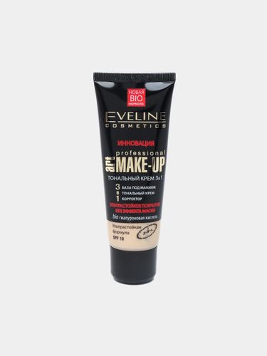 Тональный крем Eveline Cosmetics Art Professional Make Up, Слоновая кость, 30 мл, купить недорого