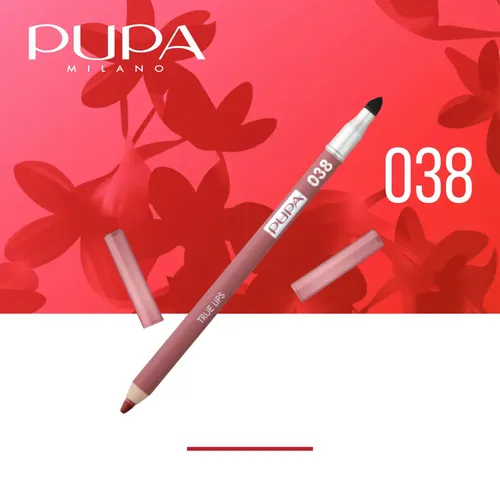 Карандаш для губ Pupa True Lips, №-038 Розовый нюд, купить недорого