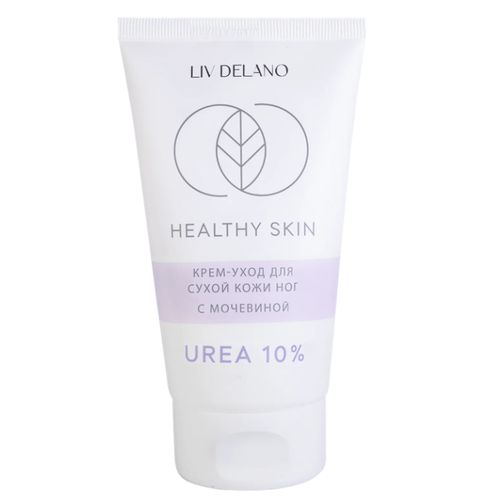 Крем для сухой кожи ног Liv Delano Healthy Skin с мочевиной, 150 гр, купить недорого