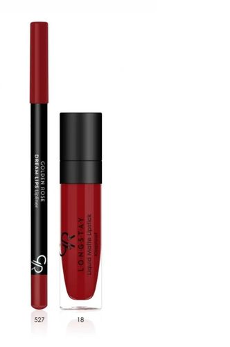 Губная помада Golden Rose Matte Lip Kit, №-03 Scarlet Red, купить недорого