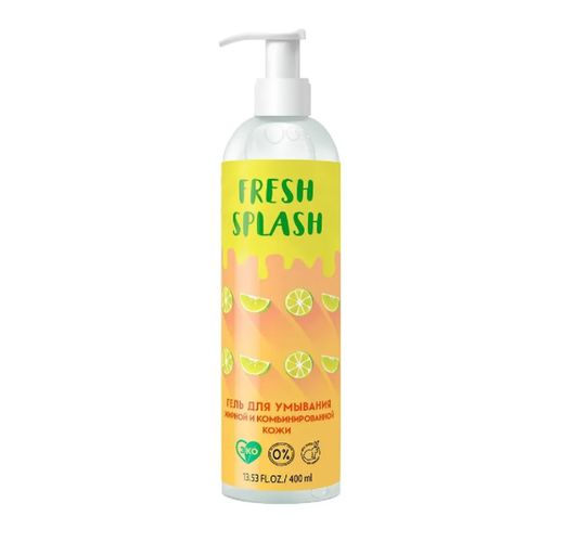 Гель для умывания Bio world Fresh Splash для жирной и комбинированной кожи, 400 мл, купить недорого