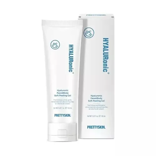 Пилинг-гель для лица и тела Pretty Skin Hyaluronic Face & Body Soft Peeling Gel с гиалуроновой кислотой, 150 мл, купить недорого