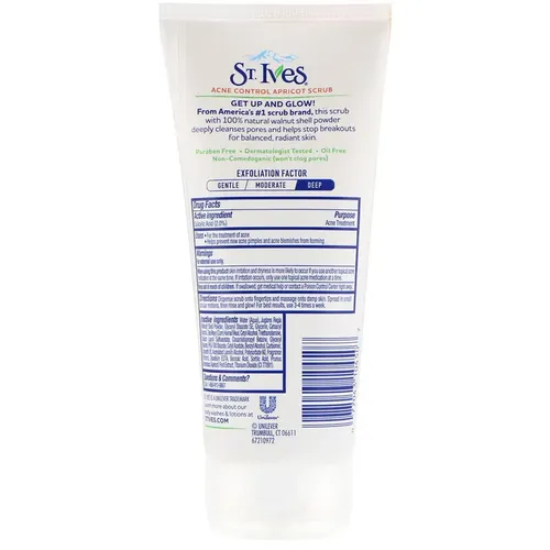 Скраб St ives acne control scrub, 170 мл, купить недорого