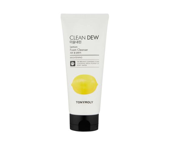 Пенка для умывания Tony Moly  clean dew Lemon foam cleanser с экстрактом Лимона, 180 мл