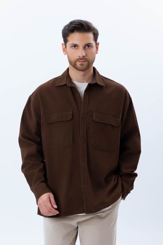 Рубашка длинный рукав Terra Pro AW24CR2-19-21020, Brown