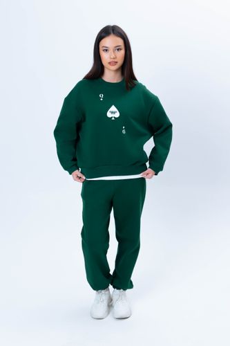 Женский свитшот Terra Pro AW24WES-21143, Green, фото № 15