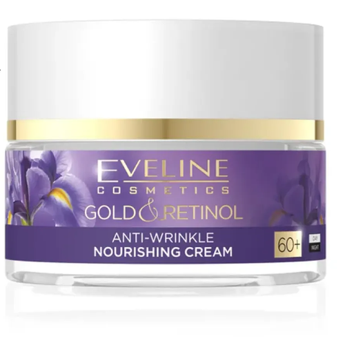 Подтягивающий крем-концентрат Eveline Gold & Retinol против глубоких морщин, 50 мл, купить недорого