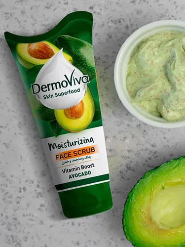 Скраб для лица DermoViva Avocado, 150 мл, купить недорого