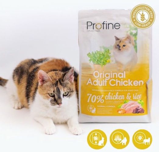 Сухой корм Profine original adult для взрослых кошек из курицы и риса, 10 кг, в Узбекистане