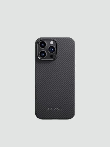 Противоударный чехол Pitaka MagEZ Case Pro 4 для iPhone 16 Pro, Black-Grey Twill, купить недорого