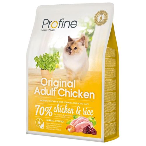 Сухой корм для взрослых кошек Profine original adult из курицы и риса, 10 кг, купить недорого