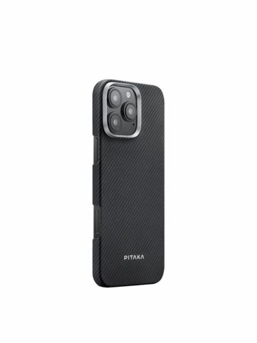 Чехол Pitaka MagEZ Case 4 для iPhone 16 Pro, Black-Grey Twill