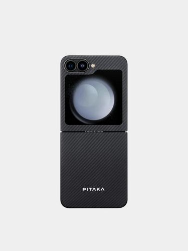 Чехол Pitaka Fusion Weaving MagEz Case для Flip 6, Black-Grey Twill