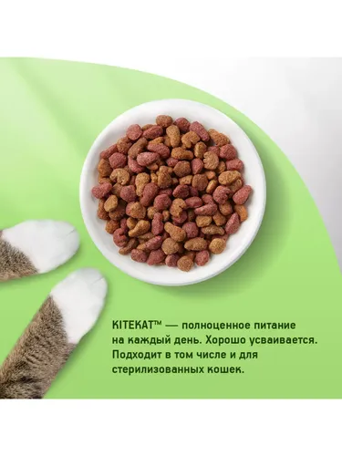 Сухой корм для кошек Kitekat Улов рыбака, 1.9 кг, в Узбекистане