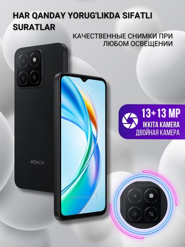 Смартфон Honor X5b, Черный, 4/64 GB, в Узбекистане