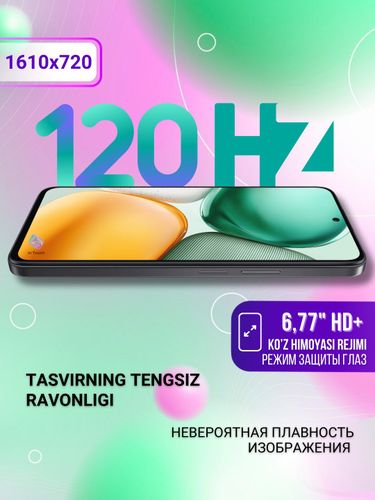 Smartfon Honor X7c, qora, 6/128 GB, в Узбекистане