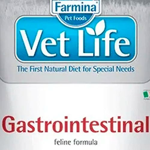 Лечебный сухой корм для кошек Farmina Vet life cat gastrointestinal, 5 кг, купить недорого