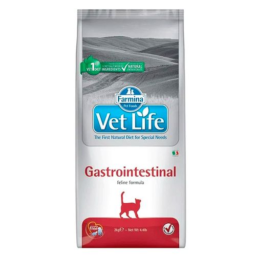 Лечебный сухой корм для кошек Farmina Vet life cat gastrointestinal, 5 кг