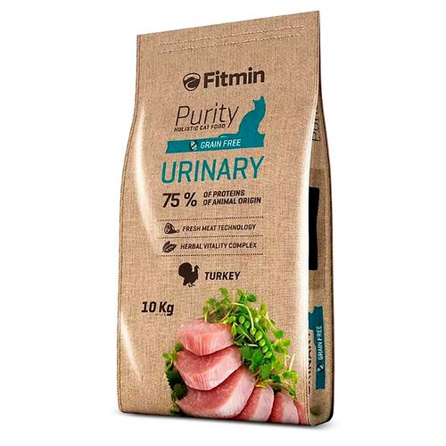 Cухой корм для кошек Fitmin cat Purity Urinary c индейкой, 10 кг, купить недорого