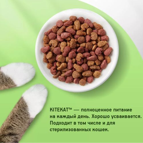 Сухой корм для кошек Kitekat Курочка аппетитная, 350 гр, купить недорого