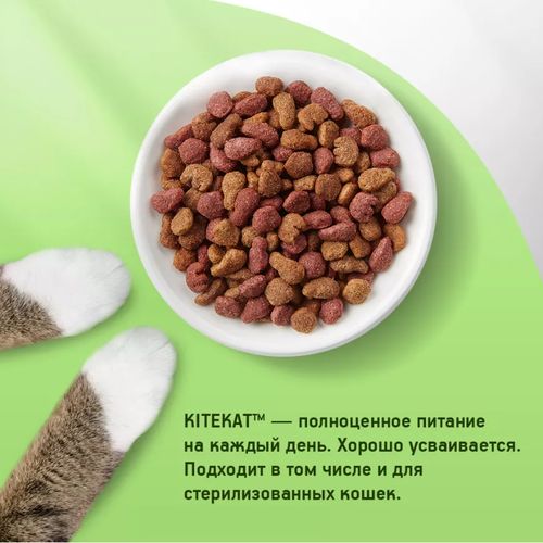 Сухой корм для кошек Kitekat Мясной пир, 800 гр, купить недорого