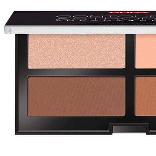 Набор для скульптурирования лица Pupa Contouring & Strobing Palette, №-03 Темная кожа, купить недорого