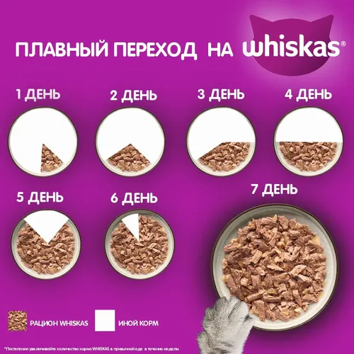 Влажный корм для кошек Whiskas рагу с индейкой и кроликом, 75 гр, фото