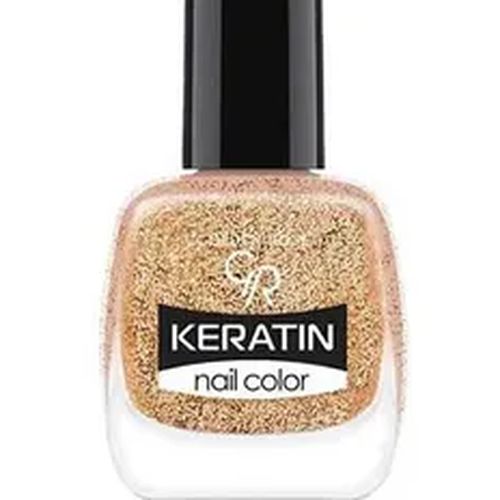 Лак для ногтей Golden Rose Keratin Nail Color Glittering Shades, №-407, купить недорого