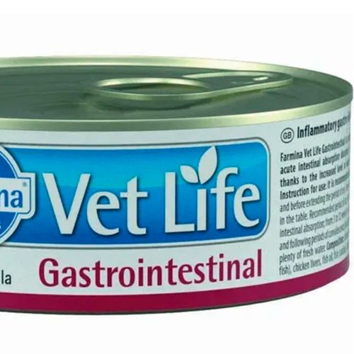 Диетический Влажный корм для кошек Farmina Vet Life Cat Gastrointestinal с курицей, 85 гр, купить недорого