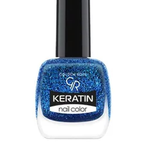 Лак для ногтей Golden Rose Keratin Nail Color Glittering Shades, №-413, купить недорого