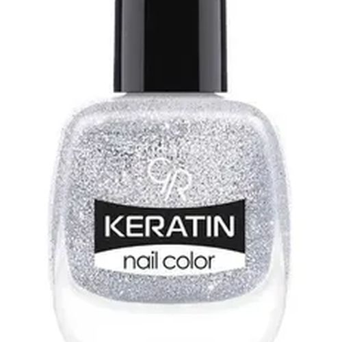 Лак для ногтей Golden Rose Keratin Nail Color Glittering Shades, №-401, купить недорого