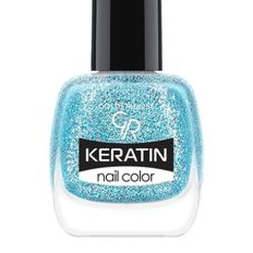 Лак для ногтей Golden Rose Keratin Nail Color Glittering Shades, №-411, купить недорого