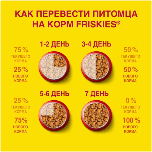 Влажный корм для взрослых кошек Friskies с печенью, 10 шт, 85 гр, фото