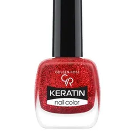 Лак для ногтей Golden Rose Keratin Nail Color Glittering Shades, №-415, купить недорого