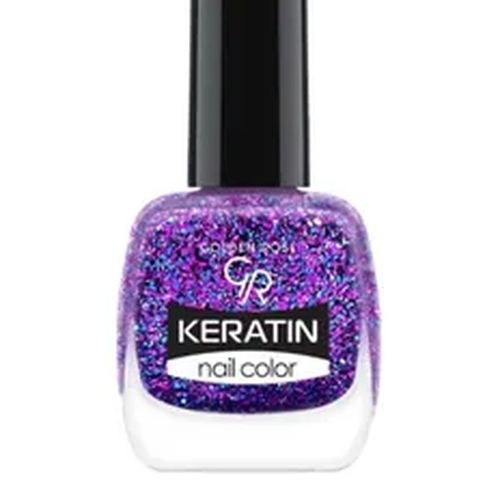 Лак для ногтей Golden Rose Keratin Nail Color Glittering Shades, №-414, купить недорого