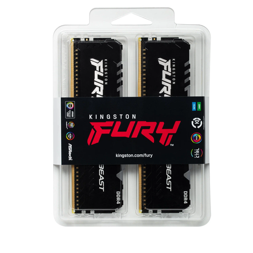 Оперативная память Kingston RGB Fury | DDR4 | 2x32 GB | 3600 MHz, фото