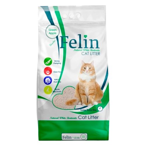 Бентонитовый наполнитель Felin Green Apple, 10 л