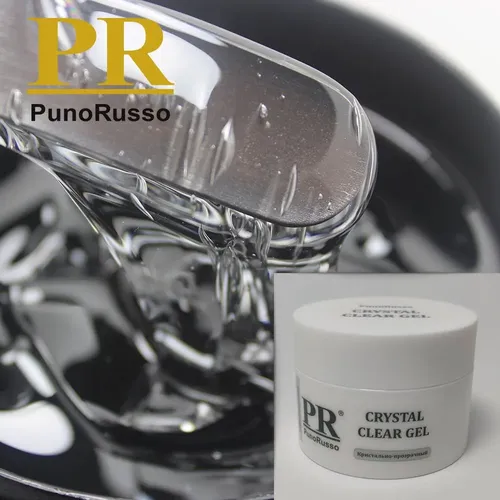 Гель для наращивания ногтей прозрачный PR PunoRusso Crystal Clear Gel, 30 мл