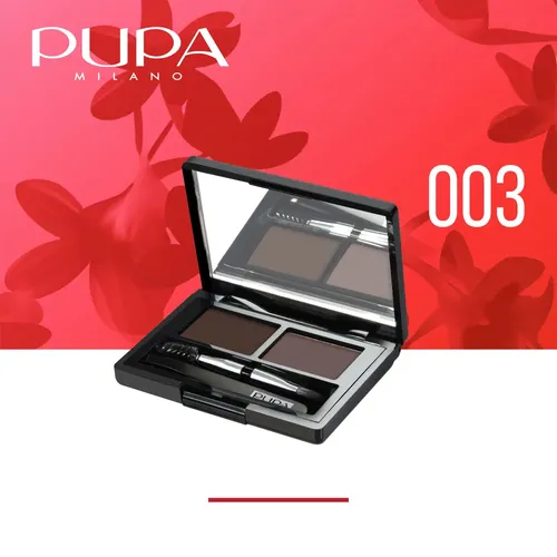 Тени для бровей Pupa Eyebrow Set, №-003 Брюнетки, купить недорого