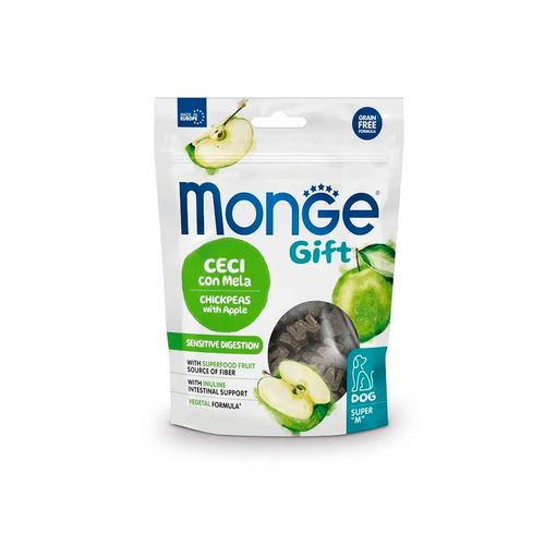 Лакомство для собак Monge Gift нут и яблоко, 60 гр