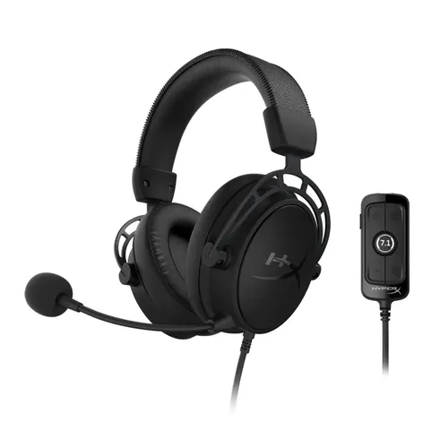 Игровые наушники HyperX Cloud Alpha S, Черный, фото