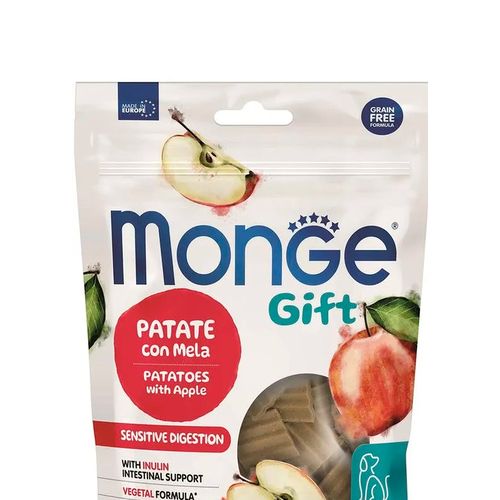 Лакомство для собак Monge Gift Fruits Chips Adult Sensitive картофель и яблоко, 15 гр