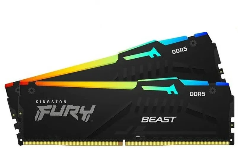 Оперативная память Kingston RGB Fury | DDR5 | 2x16 GB | 5200 MHz, в Узбекистане