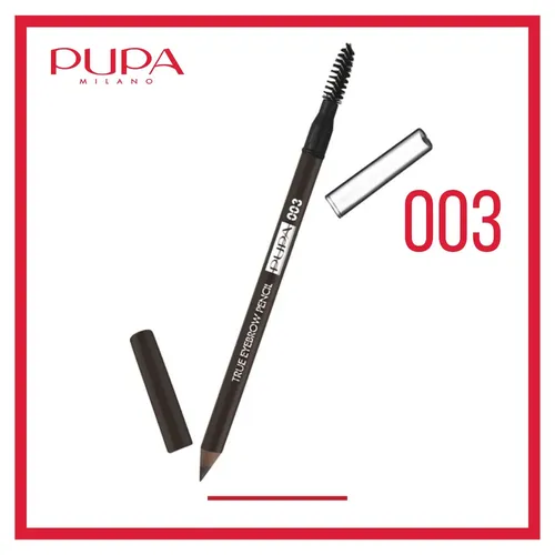 Карандаш для бровей Pupa True Eyebrow Pencil Total Fill, №-003-Темно-коричневый, купить недорого