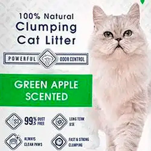 Бентонитовый наполнитель Felin Green Apple, 5 л, купить недорого